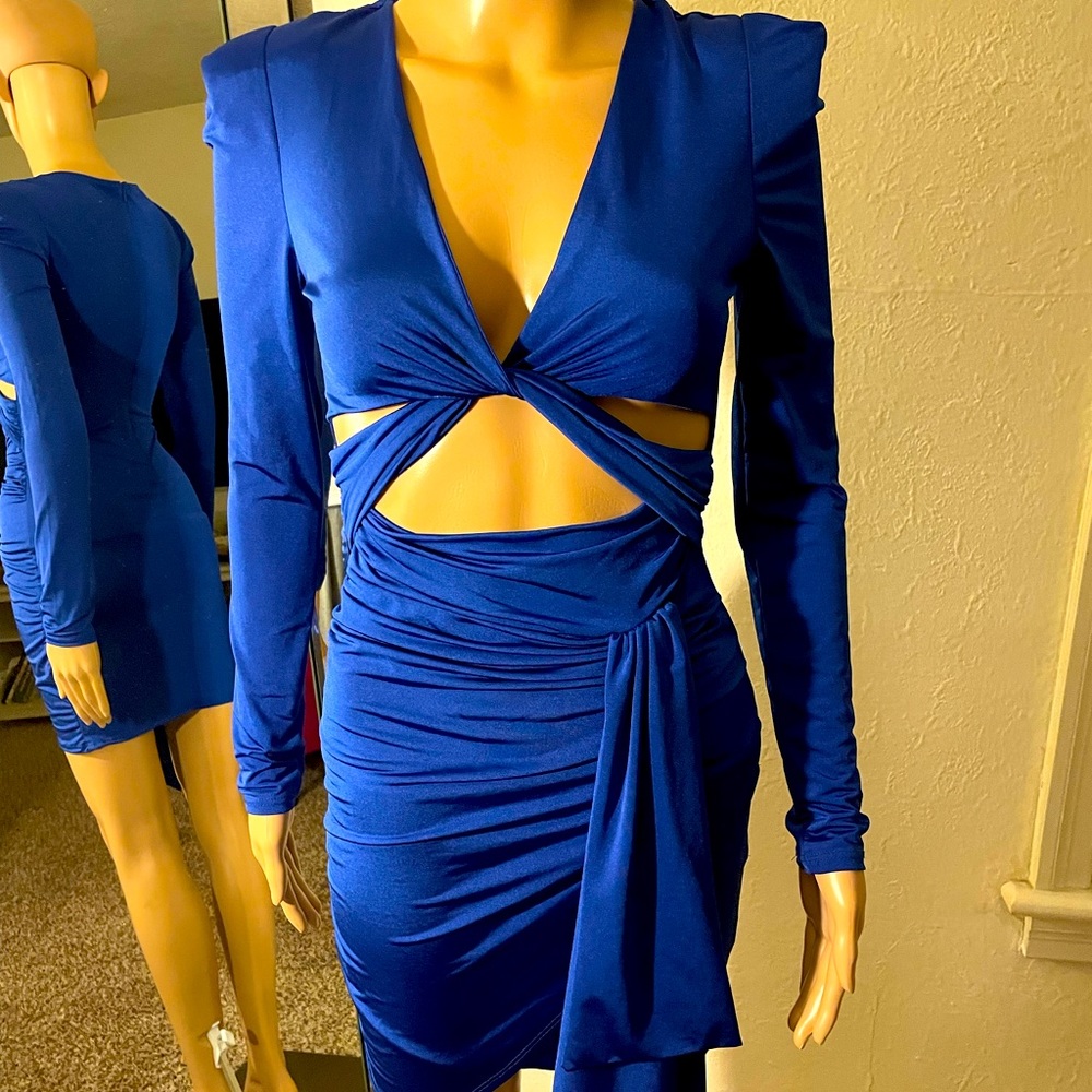All Tied 🆙 Royal Blue dress